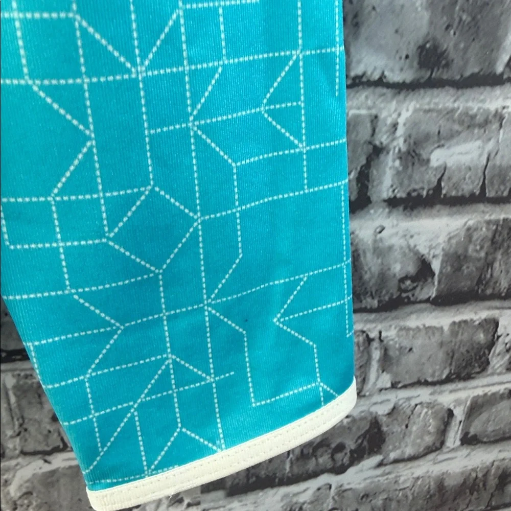 NWT Nike Light aqua blue‎ Geo half-Zip Pullover
